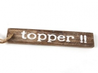 1372 hanger latje mini 12cm topper naturel
