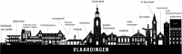 Skyline-silhouette VLAARDINGEN DETAIL 2.0 v.a. 60cm EIKEN