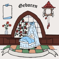 GEBOORTE-TEGEL bedrukken met eigen tekst BLAUW-2
